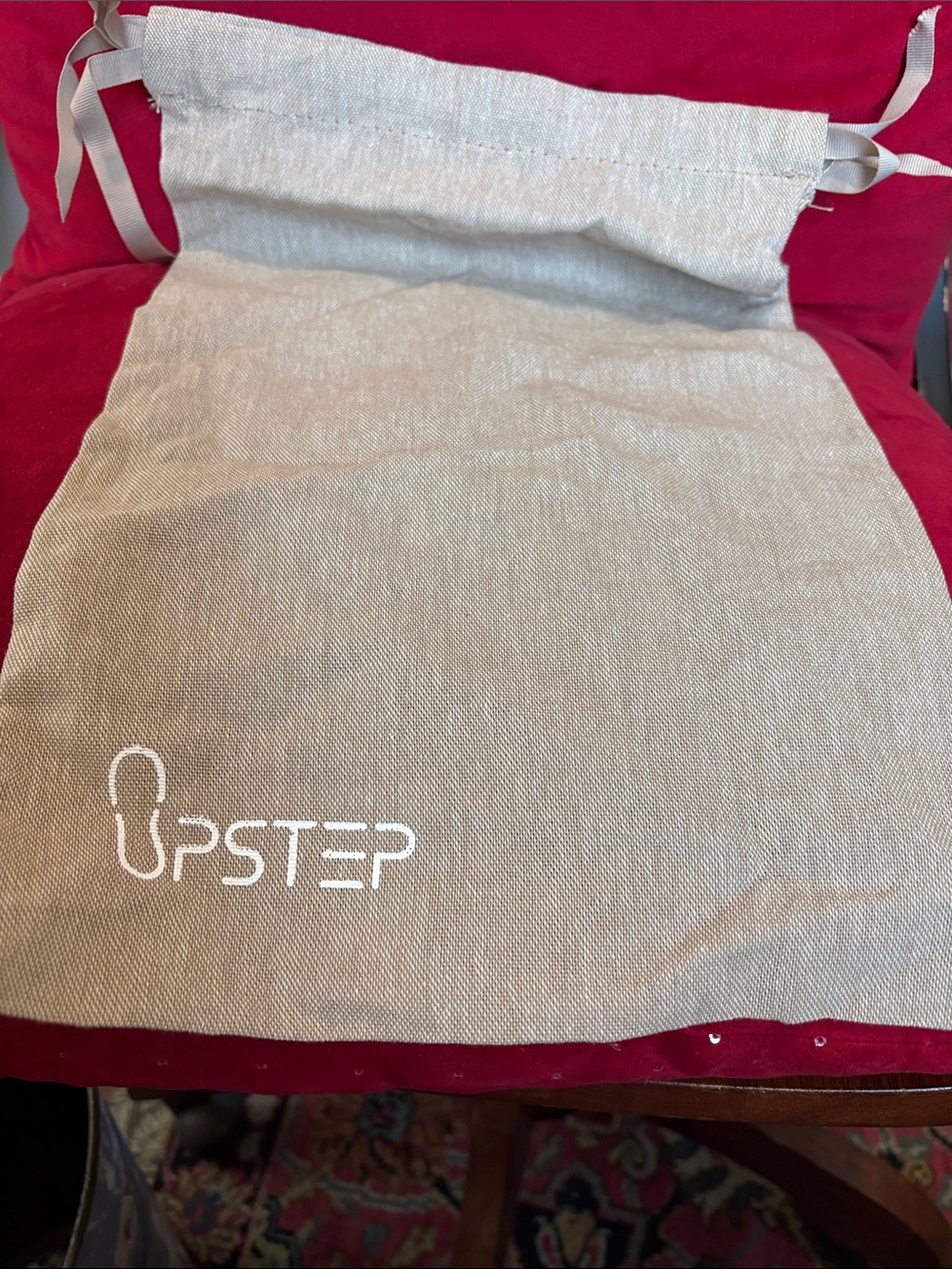 UpStep Beige Drawstring Dust Bag
